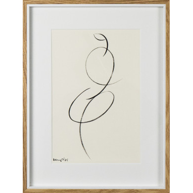 Drawing “Resting”, 2025 – Małgorzata Klejna-Sobczak | minimalist Japanese pen drawing