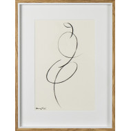 Drawing “Resting”, 2025 – Małgorzata Klejna-Sobczak | minimalist Japanese pen drawing