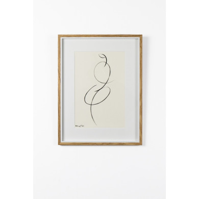 Drawing “Resting”, 2025 – Małgorzata Klejna-Sobczak | minimalist Japanese pen drawing