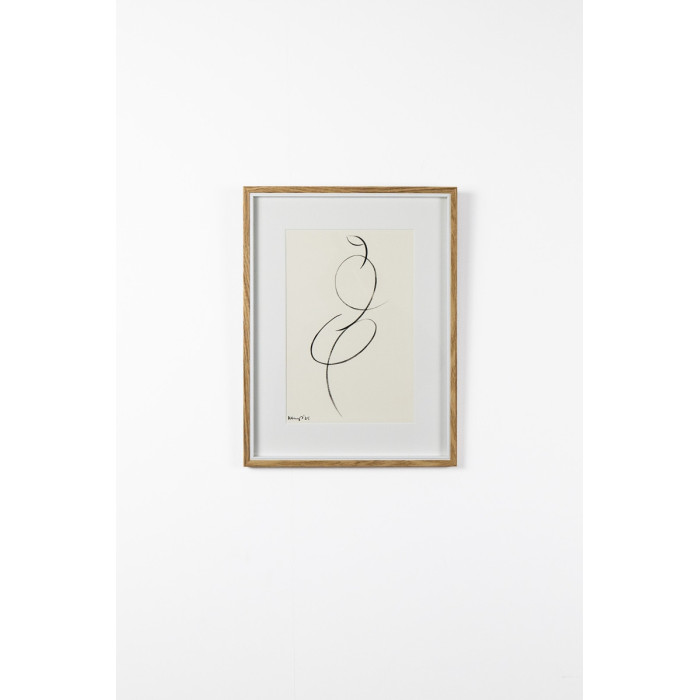 Dessin « Repos », 2025 – Małgorzata Klejna-Sobczak | dessin minimaliste au stylo japonais