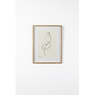 Drawing “Resting”, 2025 – Małgorzata Klejna-Sobczak | minimalist Japanese pen drawing