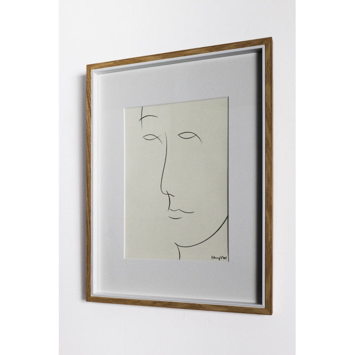 Dessin « Portrait », 2025 – Małgorzata Kleyna-Sobczak | dessin minimaliste au stylo japonais