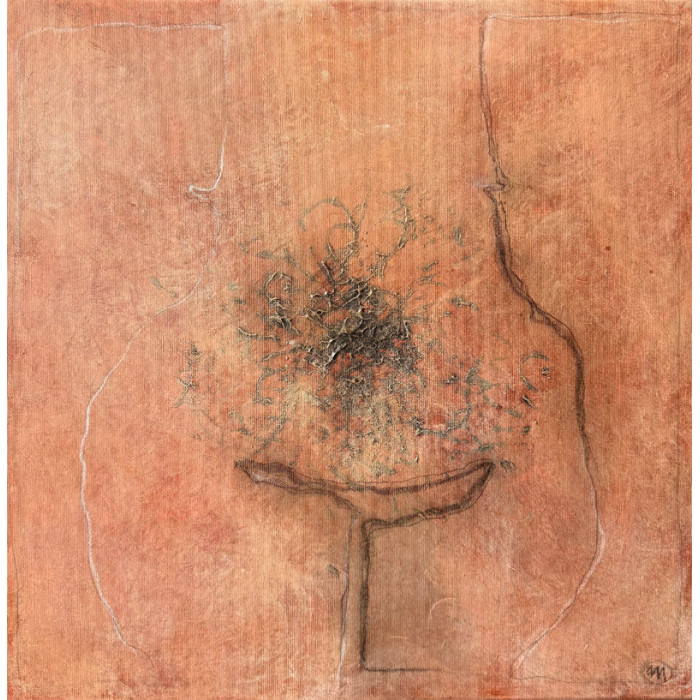 Malina Wieczorek „ACT 2026, Z cyklu Madonnas, PART OF LIGHT NO.2”, akryl i olej na płótnie