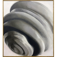 Koncentracja 2024 von Paweł Lubiński – abstraktes Acrylgemälde 90 × 100 cm