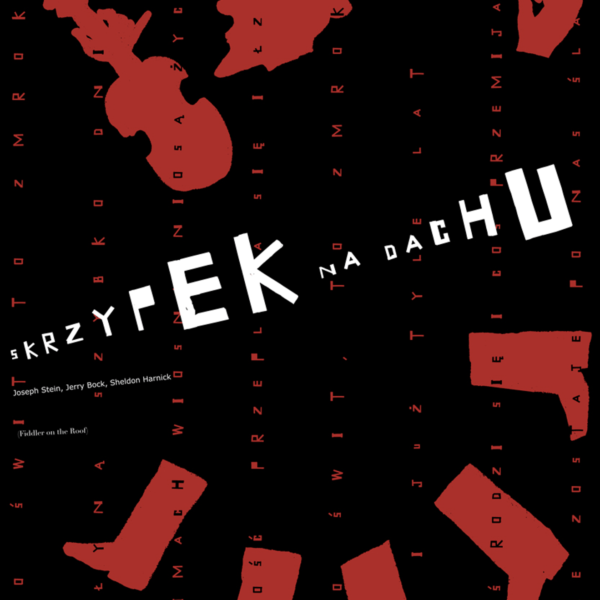 Plakat Cafe Sax, 2012 Skrzypek Na Dachu 2019