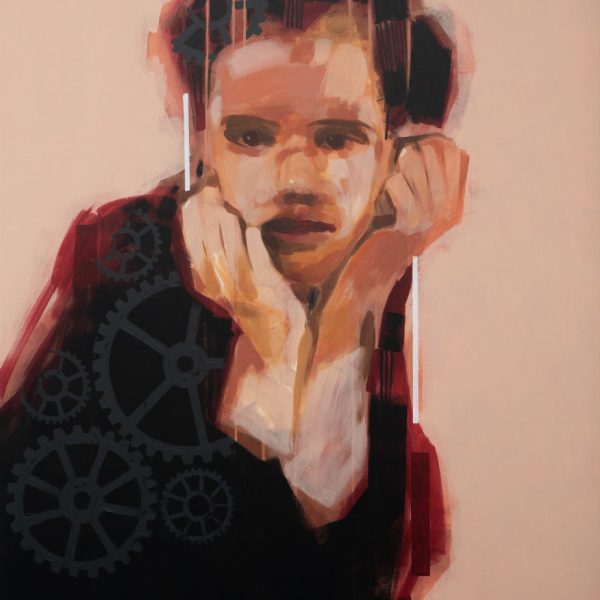Obraz Futura 02, 2024 Portret Dziewczyny 110x90cm  młoda sztuka