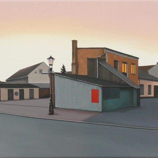 Wspomnienie, 2018 Wieczorne światła 40x50 Cm Akryl 2022